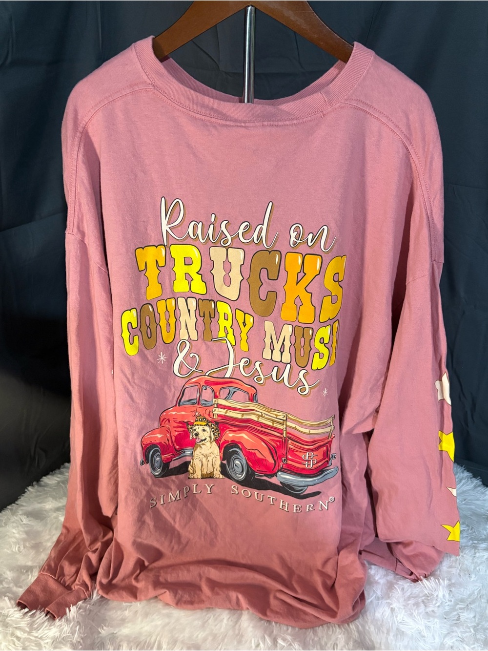 Simply southern trucks long sleeve tee shirt XXL EUC